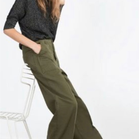 Zara Wide Leg Pants - Picture 3 of 4